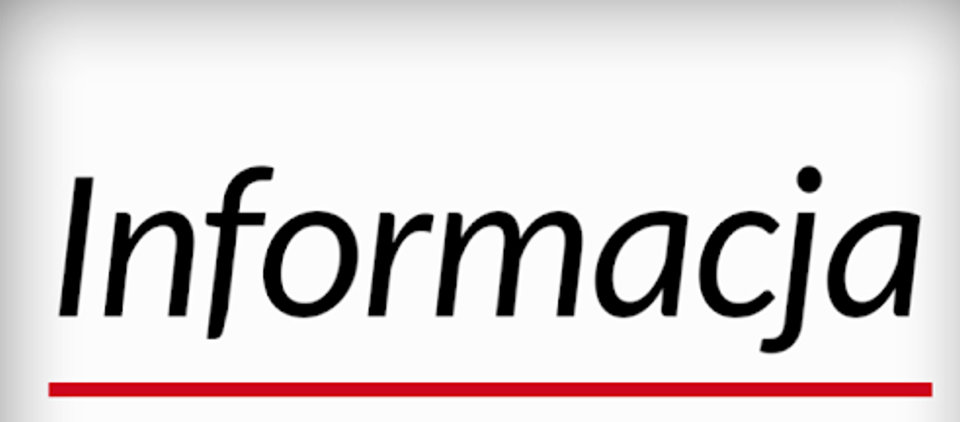 Ważna informacja