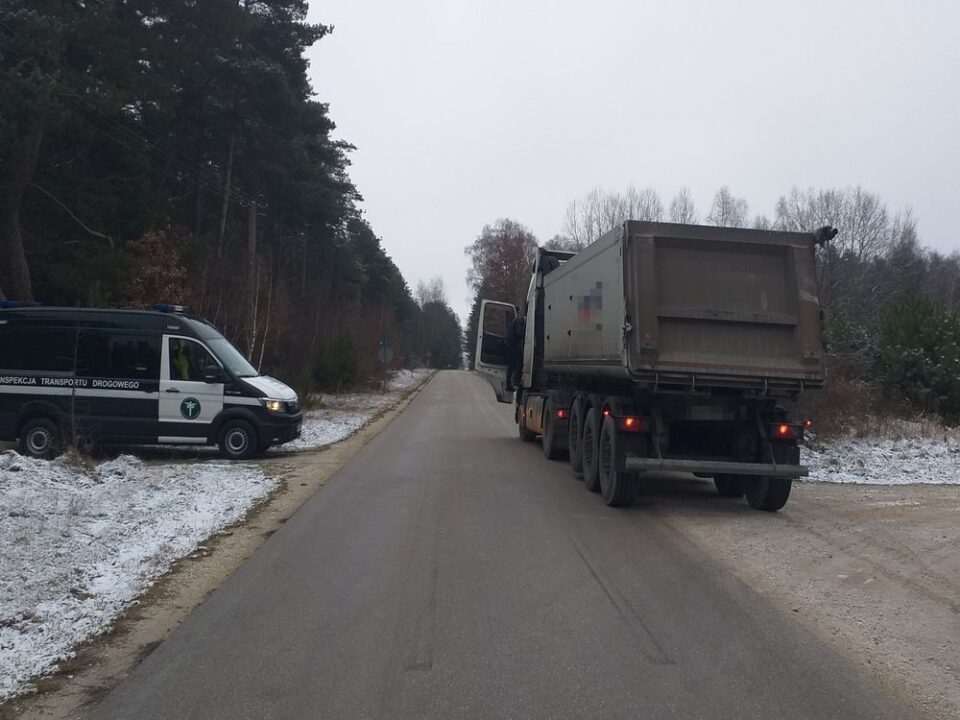 Kontrole na drodze powiatowej Mniszek – Mnichów