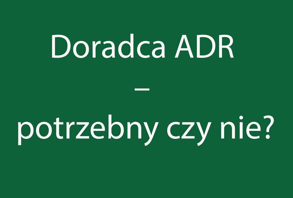 Informacja ws. doradcy do spraw bezpieczeństwa przewozu towarów niebezpiecznych - materiały zakaźne