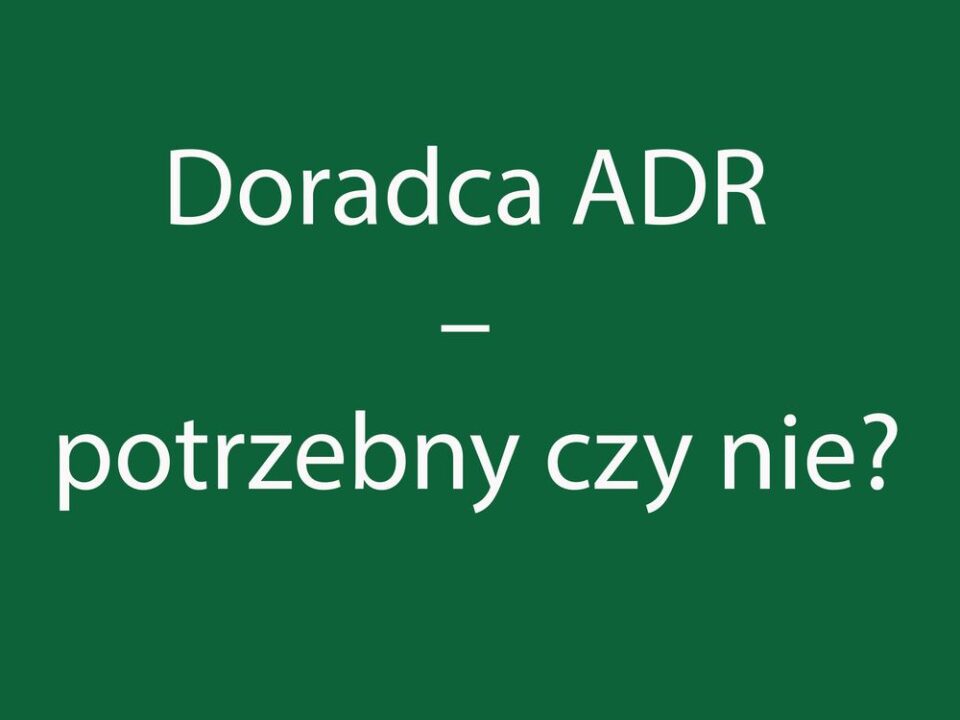 Informacja ws. doradcy do spraw bezpieczeństwa przewozu towarów niebezpiecznych - materiały zakaźne